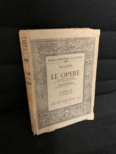 1930 platone opere usato  Roma