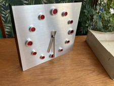 vintage aluminium wall clock for sale vintage aluminium wall clock for sale PRESTWICK