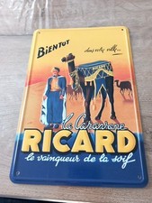 Plaque publicitaire ricard d'occasion  Hendaye