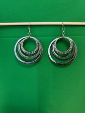 Silver tone triple for sale  North Andover
