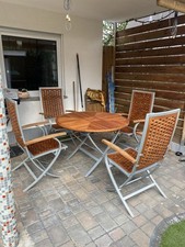 Gartenmöbel set hols gebraucht kaufen  Rhens