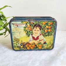 Vintage Enfants Collecte Orange Graphiques Jb Mangharam Publicité Boite TB1708 comprar usado  Enviando para Brazil