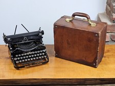 Używany, KOLEKCJONERSKA MASZYNA DO PISANIA ERIKA 2 SKŁADANE SKÓRZANE ETUI 1913 - BEZ RYZYKA Z WYSYŁKĄ na sprzedaż  PL