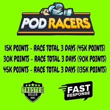 POD RACERS MNGO! EVENTO 15K/30K/45K PONTOS SEM GARANTIA 1º Lugar, usado comprar usado  Enviando para Brazil