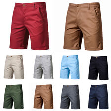 Shorts chino masculino sólido casual algodão carga combate meia calça jeans verão Ne ∂ comprar usado  Enviando para Brazil