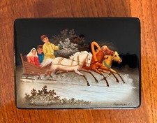 Russian lacquered box for sale  LONDON