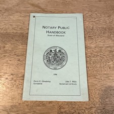 Notary public handbook for sale  Hanover