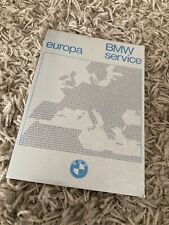 Bmw service europa for sale  SHEFFIELD