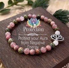Rosenquarz rhodonit lotus gebraucht kaufen  Mainleus