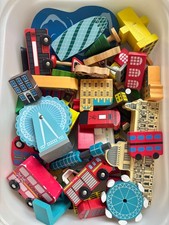 Wooden train landscape for sale  LONDON