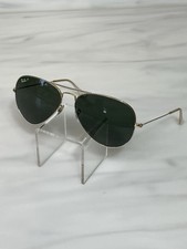 Óculos de sol aviador vintage Ray Ban RB3025 58-14 preto original lentes RB douradas, usado comprar usado  Enviando para Brazil