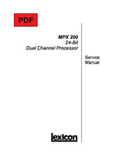 Lexicon MPX 200 Service Manual with Electronic Schematics comprar usado  Enviando para Brazil