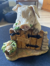 Piggin pig ornament for sale  LUTON