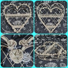 White metal heart for sale  BRIERLEY HILL