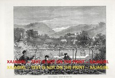 Vinho Portugal vinhedos portugueses aparar videiras de uva, estampa antiga da década de 1870, usado comprar usado  Enviando para Brazil
