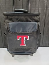 Texas Rangers Rolling Isolado Cooler Mochila Logotipo Jogo de Piquenique Suporte Bolsa de Lanche, usado comprar usado  Enviando para Brazil