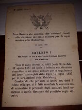 Regio decreto 1888 usato  Italia
