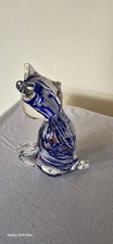 Glass cat figurine for sale  WESTCLIFF-ON-SEA