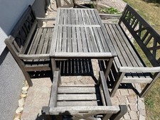 Teakholz sitzgruppe mbm gebraucht kaufen  Oberhaid