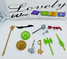 Usado, 2013 HE-MAN MASTERS OF THE Universe - lote de pacote de armas - fim de guerras comprar usado  Enviando para Brazil