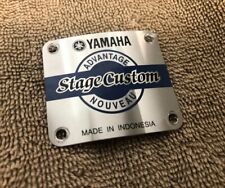 Emblemas de bateria Yamaha Stage Custom Advantage novo com parafusos. Vários disponíveis, usado comprar usado  Enviando para Brazil