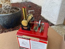 Motor a vapor Mamod S.E.3 cilindro duplo super aquecido na caixa original BOM! comprar usado  Enviando para Brazil