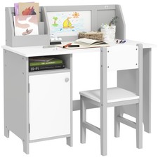 HOMCOM 2 peças conjunto de mesa e cadeira infantil com armazenamento de quadro branco, recondicionado comprar usado HOMCOM 2 peças conjunto de mesa e cadeira infantil com armazenamento de quadro branco, recondicionado comprar usado  Enviando para Brazil