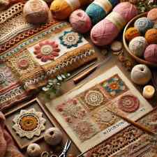 Knitting crochet patterns for sale  LINCOLN