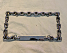Chain license plate for sale  Superior