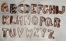 Martha alphabet copper for sale  Stamford