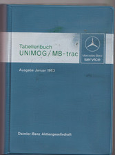 Unimog mbtrac tabellenbuch gebraucht kaufen  Rastatt