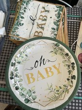 Green baby shower for sale  NEWBURY