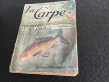 Livre carpe mœurs d'occasion  Charnay-lès-Mâcon