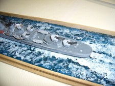 Maquette bateau guerre d'occasion  Saint-Gilles-Croix-de-Vie