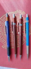 Lot 4 Mechanical Pencils: 2 Pentel P203 Staedtler Micrograph Schneider FOR PARTS comprar usado  Enviando para Brazil