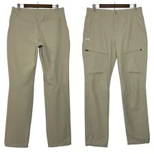 Calça Under Armour 32x34 cáqui canyon pesca carga caminhada golfe 1352692 nova sem etiquetas comprar usado  Enviando para Brazil