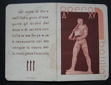 Cartolina fascista originale usato  Italia