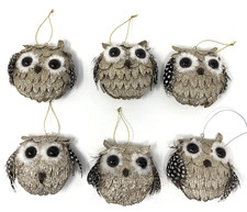 Conjunto de 6 enfeites de coruja glitter penas floresta brilho pendurado comprar usado Conjunto de 6 enfeites de coruja glitter penas floresta brilho pendurado comprar usado  Enviando para Brazil