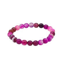 Bracciali agata fuxia usato  Carpi