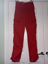 Red cargo pants for sale  BRIGHOUSE