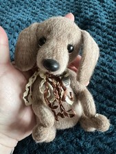 Dachshund crochet cream for sale  BOGNOR REGIS