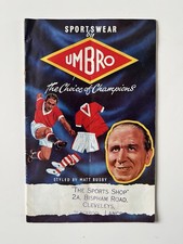 Vintage rare umbro for sale  LICHFIELD