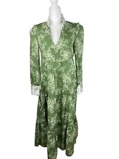 Vestido Midi Tuckernuc Provence Toile Bristol XS Algodão Babado Cottagecore Floral comprar usado  Enviando para Brazil
