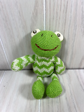 Usado, Buba pequeno 7" verde chevron malha mini sapo de pelúcia bicho de pelúcia saco de feijão comprar usado  Enviando para Brazil