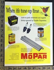 1956 MOPAR AUTOPEÇA ACESSÓRIO FORNECIMENTO CHRYSLER BATERIA FAÍSCA SILENCIADOR AD 36299 comprar usado  Enviando para Brazil