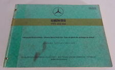 Parts catalogue mercedes d'occasion  Expédié en Belgium