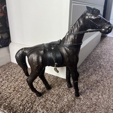 Antique vintage leather for sale  WARE