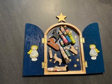 Holzkrippe zum aufklappen gebraucht kaufen  Bochum