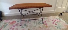 Vintage wicker folding for sale  WHITSTABLE