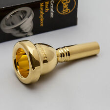 Bocal trombone Bach 4G ouro 24K grande NOVO! comprar usado  Enviando para Brazil